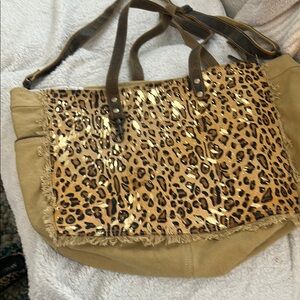Leopard Print Tote Bag